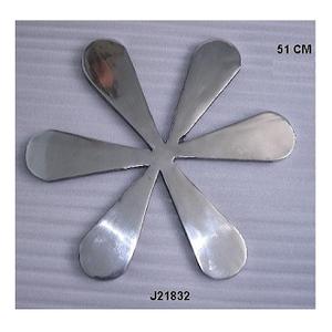 Portavelas de pared de aluminio fundido decorativo moderno, último diseño con espejo, portavelas decorativo de pared de Metal pulido - Product Image 5