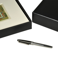 Boîte de présentation personnalisée A2 fine, rigide, en carton, en forme de livre, avec doublure en éponge, boîte cadeau gaufrée