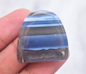 โอปอลสีฟ้าสำหรับทำเครื่องประดับอัญมณีทรงหลวม,อัญมณีโอปอลสีน้ำเงินลายสวยสำหรับทำเครื่องประดับ - Product Image 6