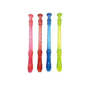Çin müzik aleti ucuz fiyat Oem 6 delik Alto flüt çocuk plastik kaydedici flüt