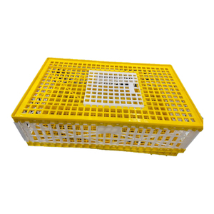 Plastic live birds crate/chicken transport cage 92 cm