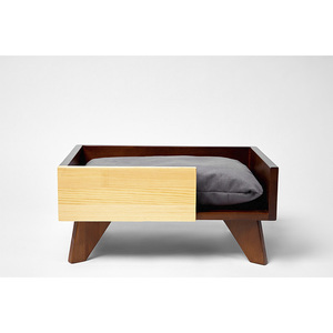 Lit en bois naturel pour animaux de compagnie "BELL" - Product Image 1