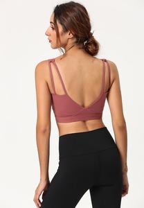 Womens Sports Bra Seamless Plus Size Fitness Vest Padded Active Sport Bra - Product Image 3
