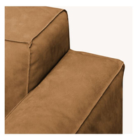 Ensemble de canapés modulaires 3 places en tissu résistant aux intempéries, de haute qualité et au design minimaliste, pour villa et atelier, mobilier de salon moderne