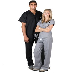 Uniforme d'hôpital, ensembles de blouses médicales unisexes, vêtements de travail pour infirmières, de haute qualité, tendance, col en V, polyester/coton - Product Image 2