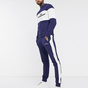 Customized 2 Piece Boys Track Suit Athletic Sweatsuit Jacket and Pants Sports Set - Product Image 2