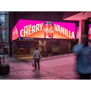 Centro Comercial de señalización Pantalla Led publicidad complejo Mega Pantalla fabricantes de al aire libre 90 grados pantallas de vídeo señalización Digital