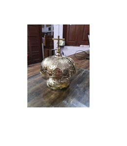 Cloche d'église en laiton poli avec croix modèle religieux fournitures d'église - Product Image 1