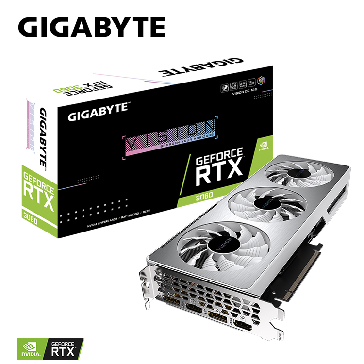 GIGABYTE GeForce RTX 3060 12GB OC Graphics Card for Gaming