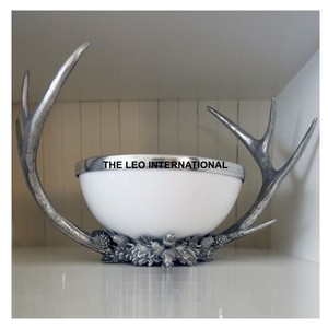 Bol en aluminium en forme de branche d'arbre Accessoires de décoration de la maison Cuisine Table à manger Bol ovale moderne - Product Image 4