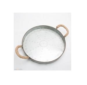 Top Design <b>Round</b> Antique Iron Metal <b>Serving</b> <b>Tray</b> Wholesale Manufacturer From India Factory Price - Product Image 1