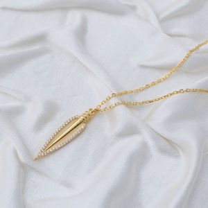 Pendentif en argent Sterling 925 pour femmes, collier turc en Zircon, breloque, bijoux tendance - Product Image 2