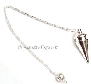 Pendule métallique en argent antique, vente en gros, transparente - Product Image 1