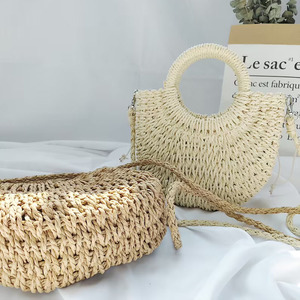 Sac à main en rotin pour femmes, fourre-tout pour l'été, vente en gros, 2020 - Product Image 3