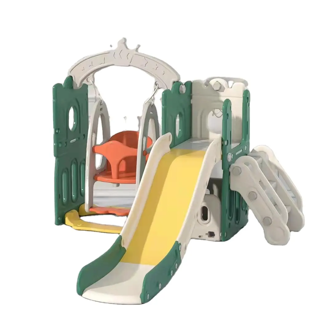 1/3 Home Children Plastic Slide And Swing Set, Plastic Slide Baby,baby 3 in 1 slide with swing