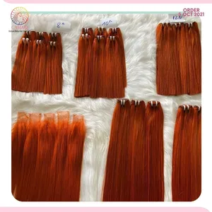 วิกผมคน2021ทรงตรง8-28นิ้วผมปลอมแบบเวียดนามสีร้อน5ตุลาคม - Product Image 1