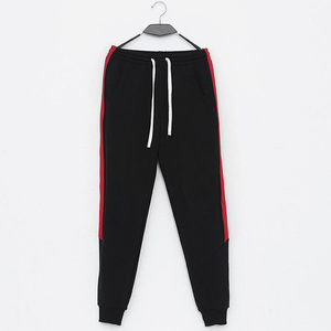Wholesale Men's French Terry Custom Striped Jogger Sweatpants With Your Own Logo - Product Image 5