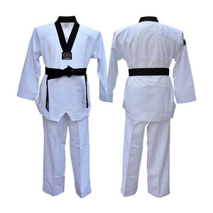 Uniforme de taekwondo con logotipo bordado, impresión personalizada, venta al por mayor - Product Image 1