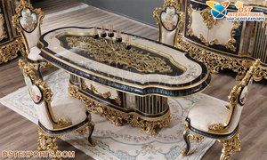 Commode de style moderne italien avec miroir, chambre à coucher, bois de teck sculpté doré, coiffeuse, taille personnalisée, durable, luxe - Product Image 6