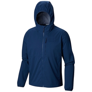 Chaqueta Bomber con Capucha para Hombre, Color Azul Marino, Resistente al Viento, Transpirable, de Secado Rápido, Teñida, Corte Regular, Cierre de Cremallera, Ropa Casual para Exteriores - Product Image 2