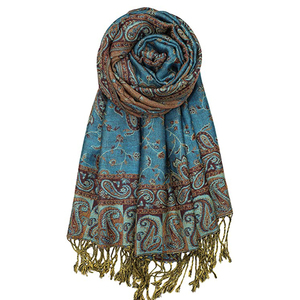 Novedades 2021 CRAFTSHUB Chal Largo de Viscosa con Diseño de Tapicería para Hombre, de la India (Rajasthan), en Venta - Product Image 1