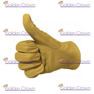 ถุงมือทำงานหนังกันลื่นถุงมือนิรภัยสำหรับทำงานสั่งทำ - Product Image 4