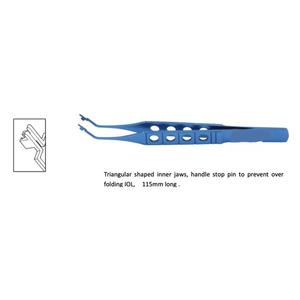 Instrumento oftálmico Steinhart de calidad superior, lentes de acero inoxidable superfinas, fórceps plegables, fuente de alimentación Manual - Product Image 3