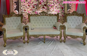 เฟอร์นิเจอร์เวทีเหตุการณ์ที่ยิ่งใหญ่ Mehndi ชุดโซฟาเวทีแต่งงานที่งดงามของอินเดีย/เฟอร์นิเจอร์ Mehndi ตกแต่งเวทีที่นั่ง - Product Image 3