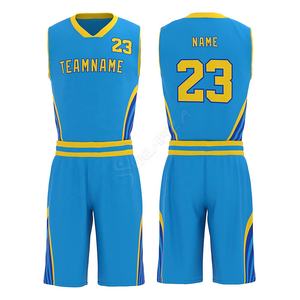 Uniforme de baloncesto de alta calidad, uniforme de sublimación de fábrica, venta al por mayor, Reversible - Product Image 3