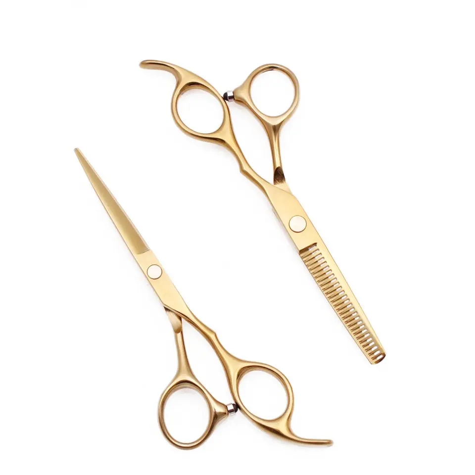Barber Scissors Hot Selling Promotional High Quality High Grade Stainless Steel Barber Hair Scissors Set