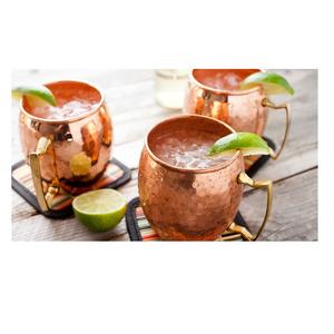 Produit le plus vendu tasse en cuivre de mule de moscou martelé antique meilleure qualité tasses en cuivre tasse de mule de moscou de l'inde - Product Image 6