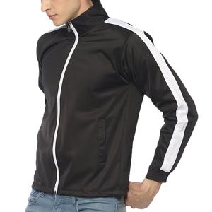 Logo personnalisé veste de sport de jogging décontractée à glissière complète automne et hiver vestes brodées régulières pour hommes - Product Image 5