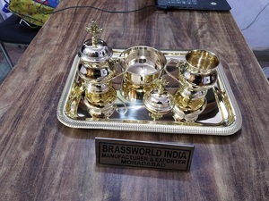 Juego de Comunión de Latón con Bandeja, Artículos Religiosos - Product Image 3