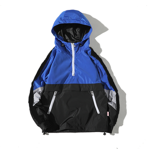 2022 vente en gros hommes de haute qualité hiver coupe-vent veste XL manteaux avec capuche nouvel état tissé tissu coupe-vent manteau - Product Image 3