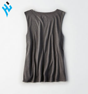 New Arrival Custom Logo Plain Ladies Workout Fitness 100% Cotton casual <b>Tank</b> <b>Top</b> For <b>Women</b> - Product Image 4