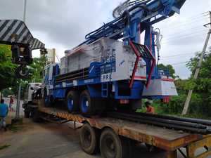 300 mètres de forage de puits d'eau monté sur camion à haute efficacité à vendre profondeur jusqu'à 300 mètres - Product Image 5