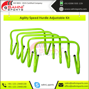อุปสรรค์เหล็กพลาสติกสำหรับการฝึกกีฬาฟุตบอลชุดเครื่องกีดขวางที่มีคุณภาพระดับพรีเมียมสามารถปรับความเร็วได้สีต่างกัน - Product Image 5