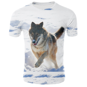 Camiseta con estampado de León en 3d para hombre, camiseta de verano con estilo, Top de marca - Product Image 5