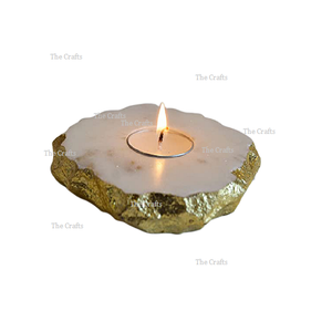 Ensemble de deux bougeoirs en marbre avec bougeoir rond de qualité supérieure pour la décoration de la maison - Product Image 2