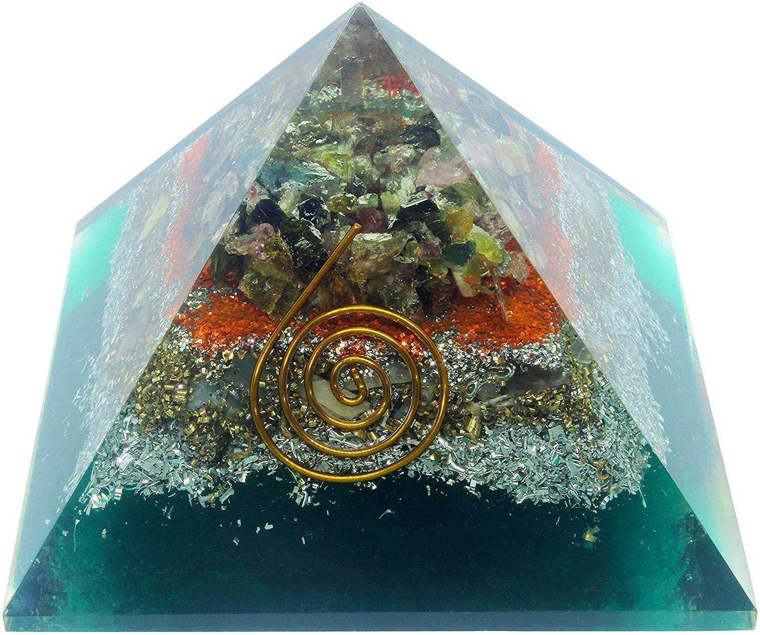 best selling amazon orgonite pyramid i multi tourmaline orgone