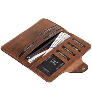 2023 <b>Top</b> Grade Genuine Leather Long Men Wallet - Product Image 4