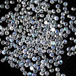 พลอยมูนสโตนทรงธรรมชาติคุณภาพเยี่ยม ขัดเงา สำหรับทำเครื่องประดับ ดีไซน์หลายสี ขนาด 1 มม.-5 มม. รับประกันโดยบุคคลที่สาม - Product Image 1