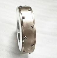 Roulement d'arbre d'air mécanique flexible d'anneau de frottement de boule de double rangée d'acier inoxydable pour la machine non tissée