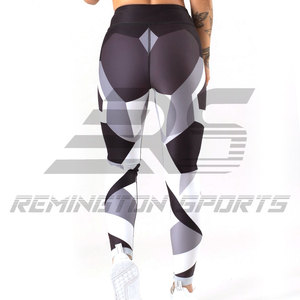Entrenamiento personalizado de buena calidad Push Up Leggings para mujeres 100% algodón de alta calidad transpirable mujeres Legging - Product Image 3