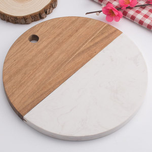 Planche à découper marbre et bois en forme d'œuf, outil pour la forme carrée pour les accessoires les blocs à hacher, 9 pièces - Product Image 6