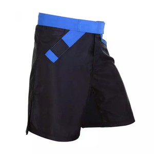 Shorts de Muay Thai en Cuir, 100% Polyester, Respirants, Légers, Durables, avec Logo Personnalisé sur le Devant, Unisexe, Adulte - Product Image 3