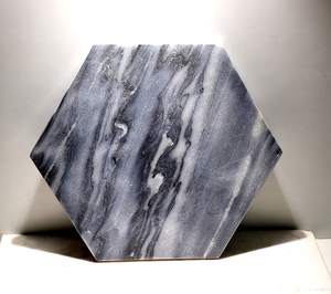 Tabla de cortar de mármol gris moderna con superficie elegante para uso doméstico y de hostelería - Product Image 3