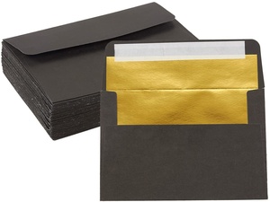 A7 <strong>Black</strong> <strong>Envelopes</strong> for 5x7 Cards| Self Seal| Perfect for Weddings, Invitations, Photos, Graduation, Baby Shower - Product Image 4