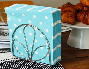 Finest Quality Silver Iron Napkin Holder Standard Design Customized Size Elegant <b>Tissue</b> Holder <b>for</b> <b>Wedding</b> and Special Events - Product Image 3