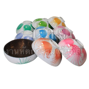 Bol en coquille de coco naturel Bols en noix de coco faits à la main avec logo personnalisé et emballage - Product Image 3